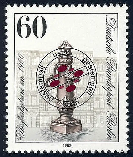 690 Straßenpumpen 60 Pf, gestempelt O