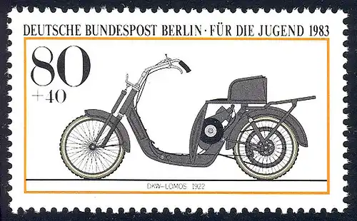 696 Motorräder DKW Lomos 80+40 Pf **