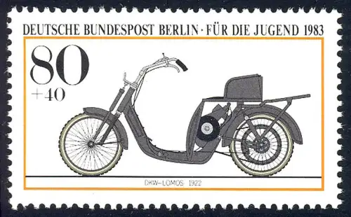 696 Motorräder DKW Lomos 80+40 Pf **