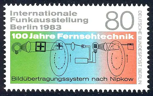 702 Exposition radio 80 Pf **.