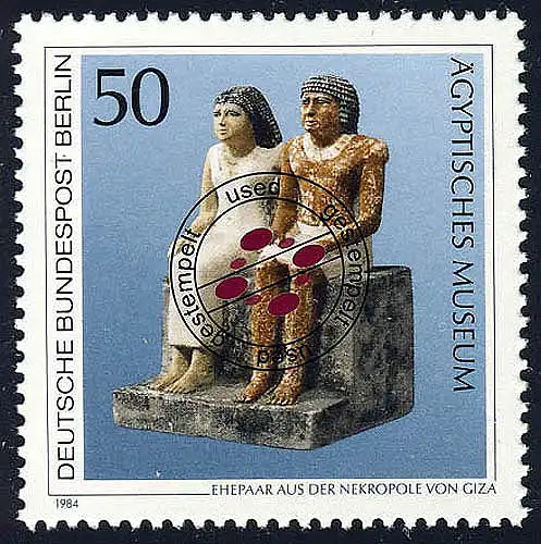 709 Kunstschätze 50 Pf  O gestempelt