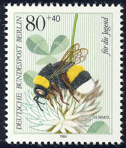 714 Jeunesse pollinisateurs 80+40 Pf **