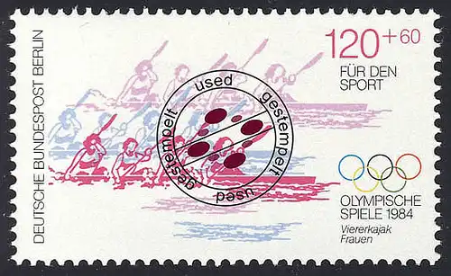 718 Olympiade 120+60 Pf Viererkajak O