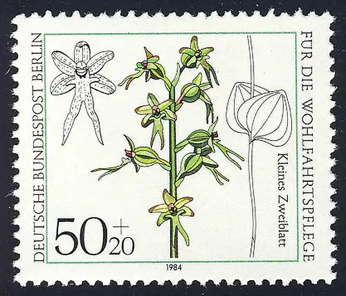 724 Wohlfahrt Orchideen 50+20 Pf **