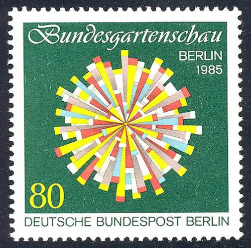 734 Bundesgartenschau, postfrisch **