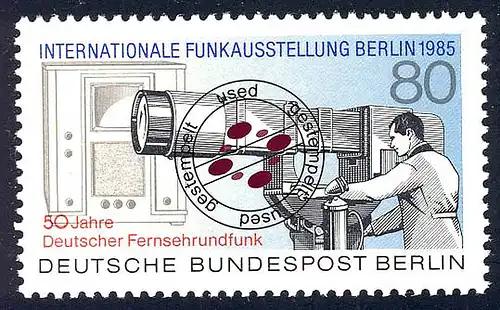741 Funkausstellung 80 Pf O