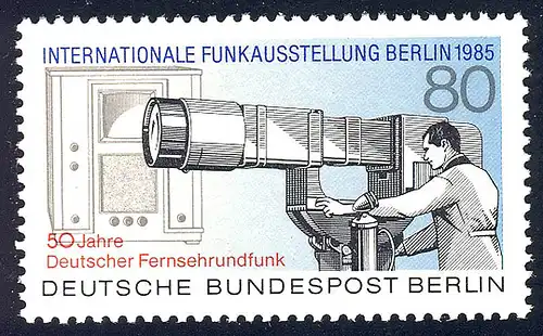 741 Funkausstellung 80 Pf **