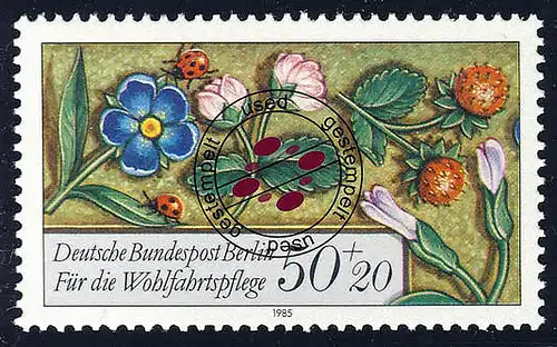 744 Wohlfahrt Miniaturen 50+20 Pf O