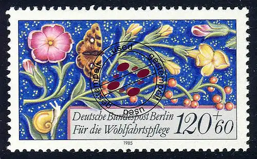 747 Wohlfahrt Miniaturen 120+60 Pf O