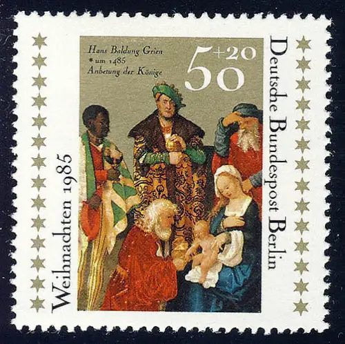 749 Weihnachten 50+20 Pf Baldung, postfrisch **