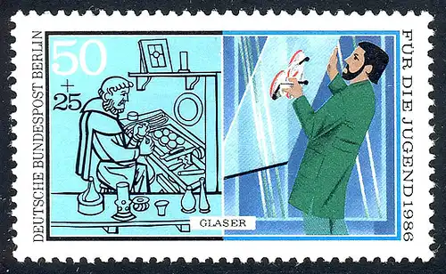 754 Jugend Glaser 50+25 Pf **