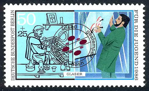 754 Jugend Glaser 50+25 Pf O