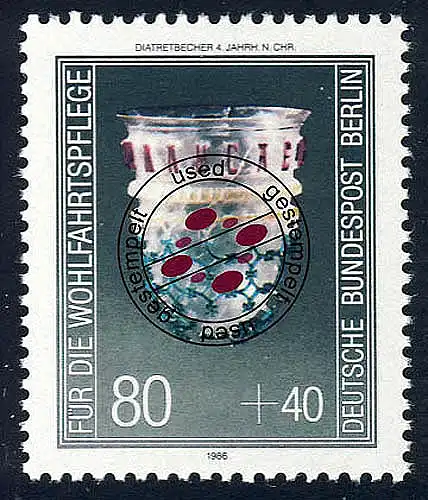 768 Verres précieux 80+40 Pf O