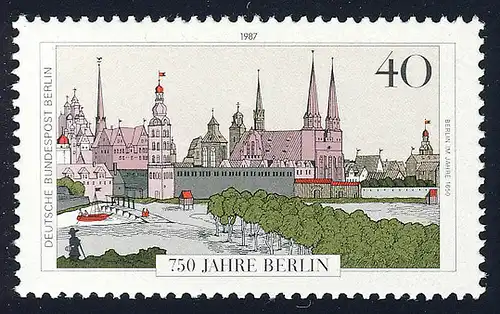 772 750 Jahre Berlin 40 Pf **