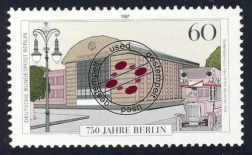 774 750 Jahre Berlin 60 Pf aus Block 8, O