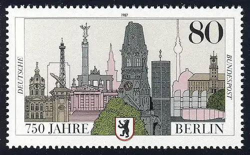 776 750 Jahre Berlin 80 Pf Stadtwappen **
