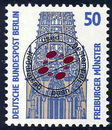 794A Sehenswürdigkeiten 50 Pf Freiburg O