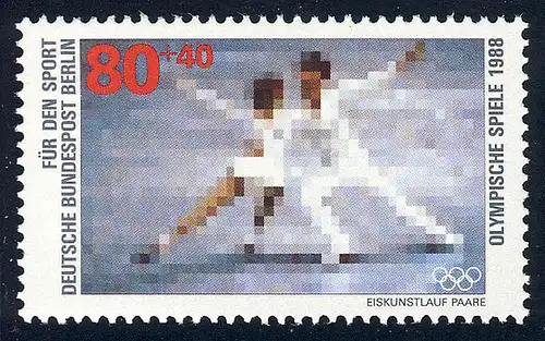 802 Eiskunstlauf 80+40 Pf **