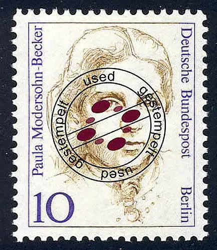 806 Frauen 10 Pf Modersohn-Becker O