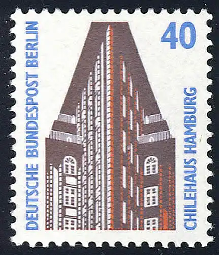 816 Sehenswürdigkeiten 40 Pf Chilehaus **