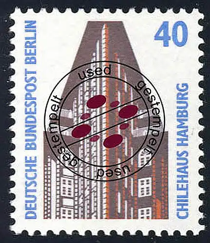 816 Sehenswürdigkeiten 40 Pf Chilehaus O