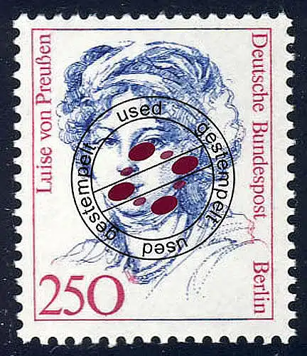 845 Frauen 250 Pf von Preußen O