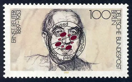 846 Ernst Reuter, gestempelt O