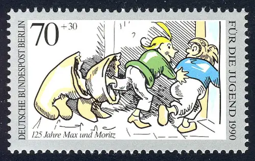 869 Jugend Max und Moritz 70+30 Pf, postfrisch **