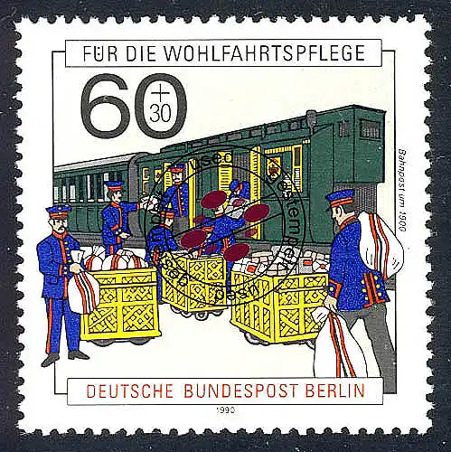 876 Wohlfahrt Telekommunikation 60+30 Pf O