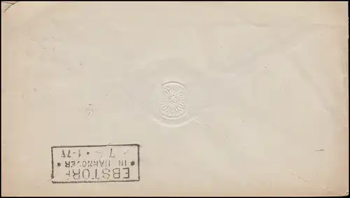 Couverture U 12Adler NIENBURG 8.7. vers Wriedel près de Brockhofen via EBSTORF 9.7.