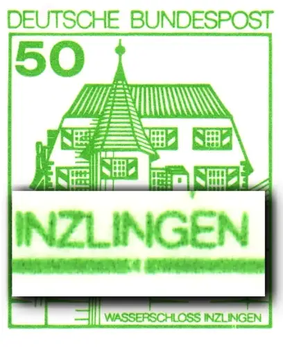 22IIamK1 MH BuS LETTERSET (21 mm) - PLF I, postfrisch **