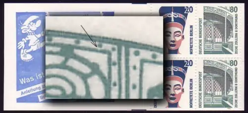 28a MH SWK PLF VIII: Kerbe im Rahmen der Schnecke, Feld 4, **