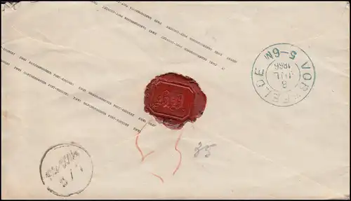 Preußen Umschlag 2 Sgr. SALZWEDEL 7.7.1866 an ein Rittergut bei Braunschweig