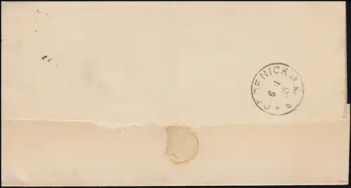 41 Adler 10 centimes sur lettre Encerclement BERLIN 14 - 6.11.85 selon KÖPENICK 6/11/85