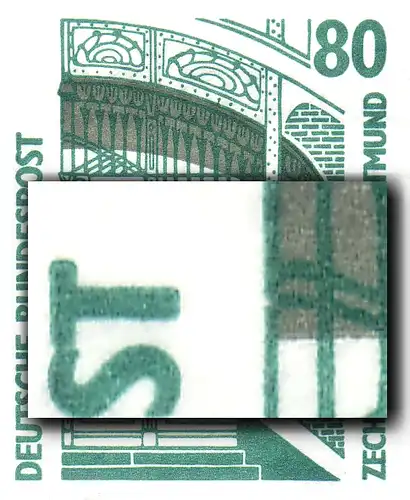 29b MH Caisse de marque, PLF VIII Rupture au bord de l'image, F.4 **