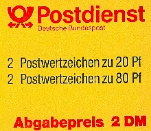 28a MH SWK 2,- DM 1993, 50/3,5 mm, geschlossene Zähnung **