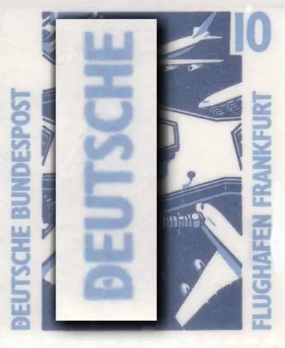 34I MH SWK 5,- DM, PLF Fleck im D, Feld 4, postfrisch **