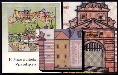 33 MH Heidelberg, mit PV blau + PLF I, postfrisch