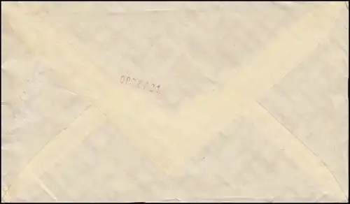 901-904 et 905-906 Fusion de festivals du monde Lettre rapide BAD SÜLZE 20.1.1962