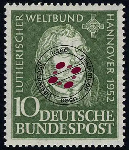 149 Luther, gestempelt O