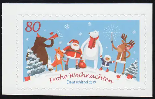 3505 Weihnachten mit Freunden, selbstklebend aus FB 95, **