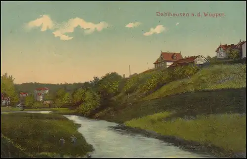 Bahnpost BARMEN RITTERSHAUSEN - BEYENBURG - RADEVORMWALD 24.7.12 auf AK