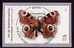 2504 Schmetterling, mit Nummer, ESSt Bonn