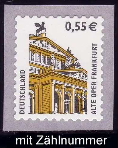 2304BA SWK 55 C. sk, mit Nummer, postfrisch