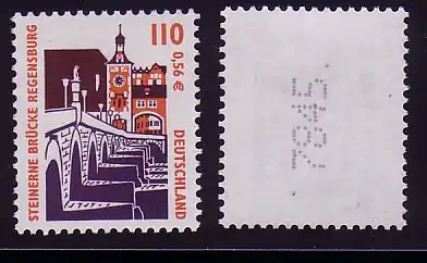 2140 SWK, aus der 10000er-Rolle, 4stellige Nummer **