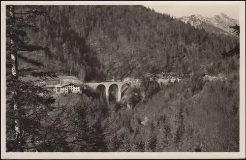 Landpost Thundorf sur FREILASSING 30.12.1955 sur AK Mauthäusl / Alpenstraße