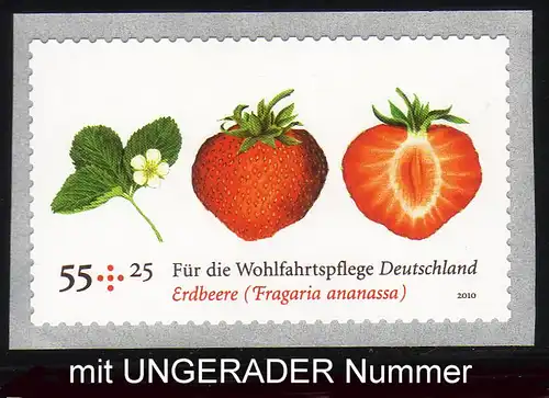 2777 Erdbeere sk mit UNGERADER Nummer, **