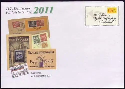 USo 244 Deutscher Philatelistentag Wuppertal 2011, **