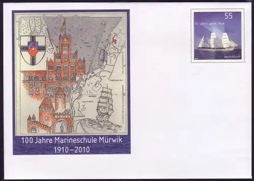 USo 209 100 Jahre Marineschule Mürwik 2010, postfrisch