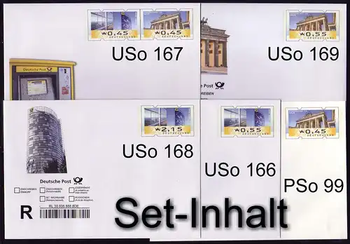 Ensemble de matériel ATM: avec USo 166-169 et PSo 99, set **